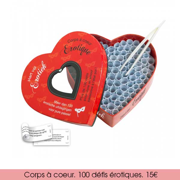 Idée cadeau coquine pour le couple : 100 défis érotiques 