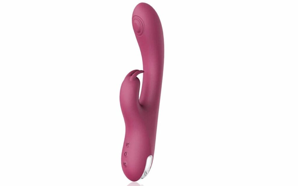 Un sextoy pour femme de type vibromasseur rabbit rose